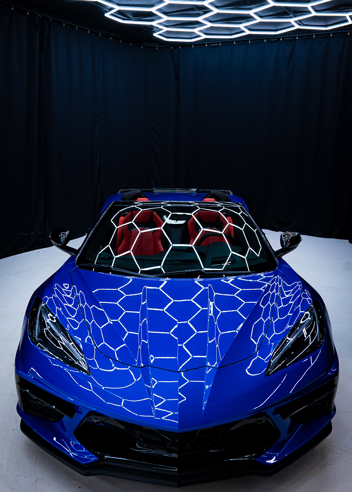 WFMA blue sports car image